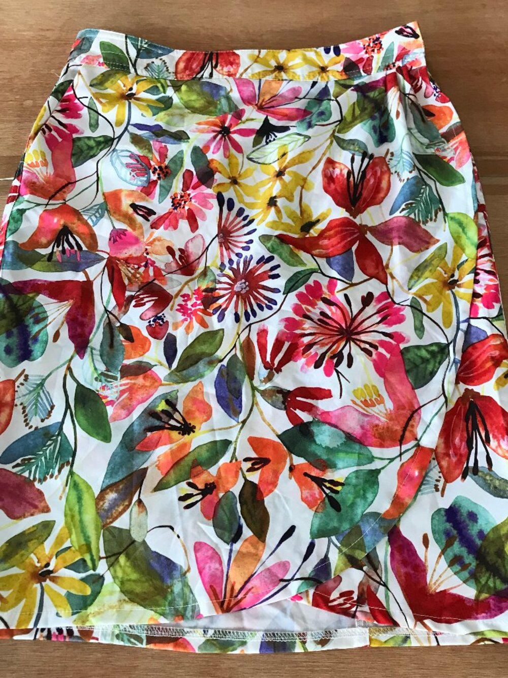 Rip Skirt Wrap Skirt Women M Green Floral Mini Pockets Athleisure Tennis Golf